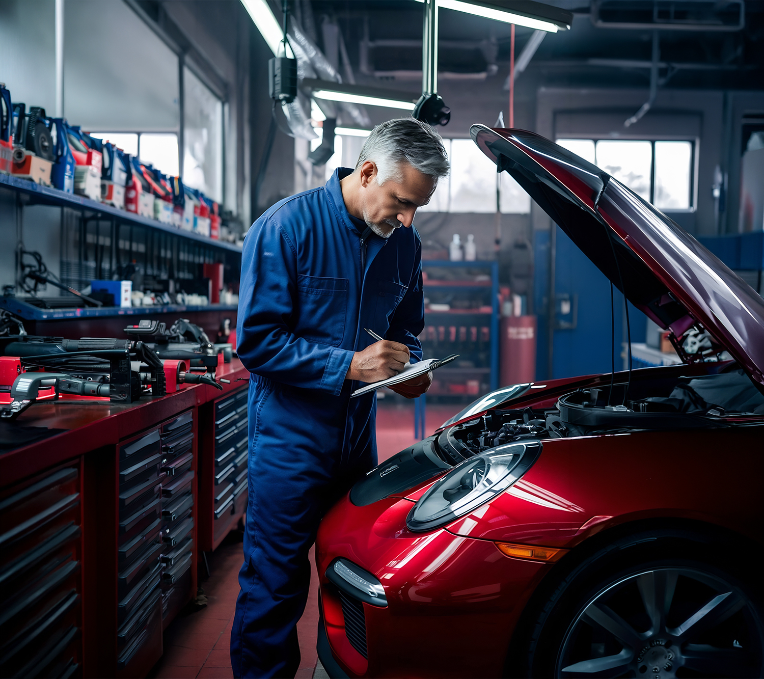 Vehicle testing service